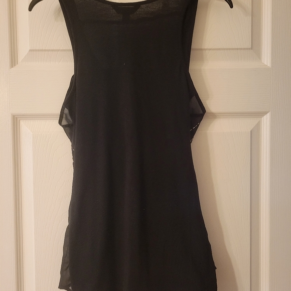 Rock & Republic, Black Beaded Tank Top, Size XS - Picture 2 of 4